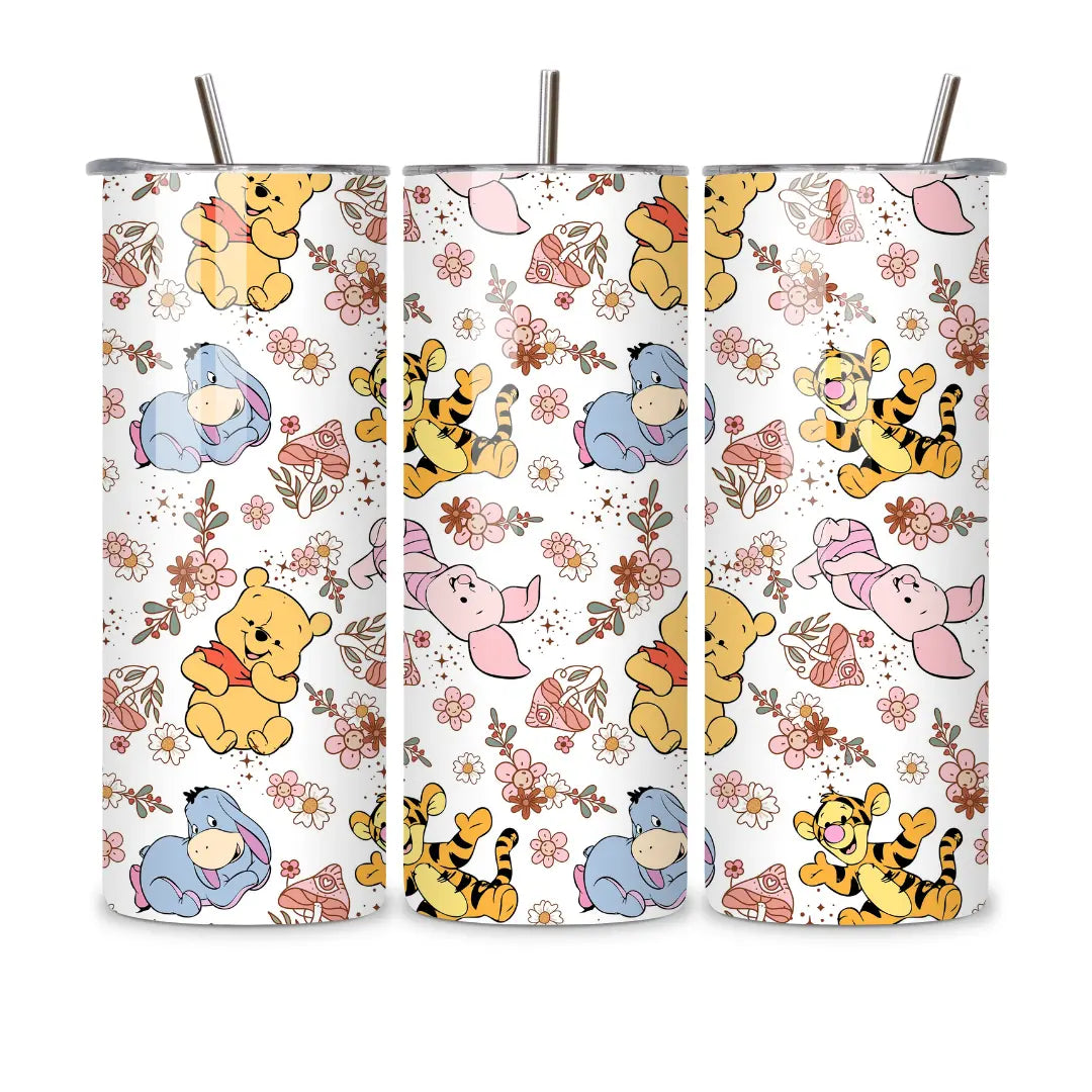 Winne Pooh Honey Hunt Tumbler Stainless Drinkware home