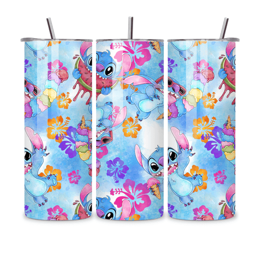 20oz Stitch's Chill Melon Delight Tumbler - Ezi2UDesigns