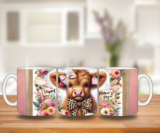 11oz Highland Cow Mother's Day Mug